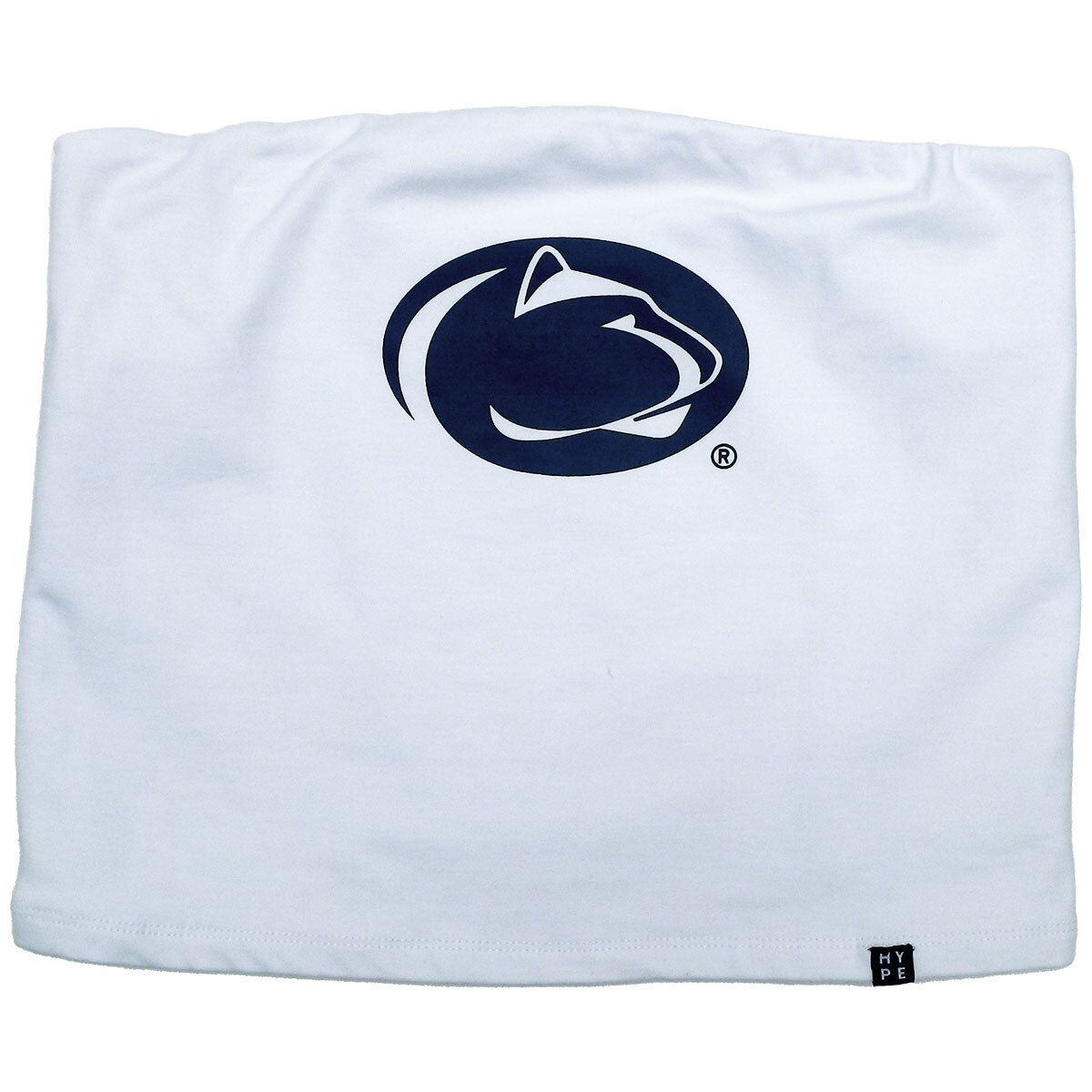 women's white Hype and Vice tube top with Penn State Athletic Logo